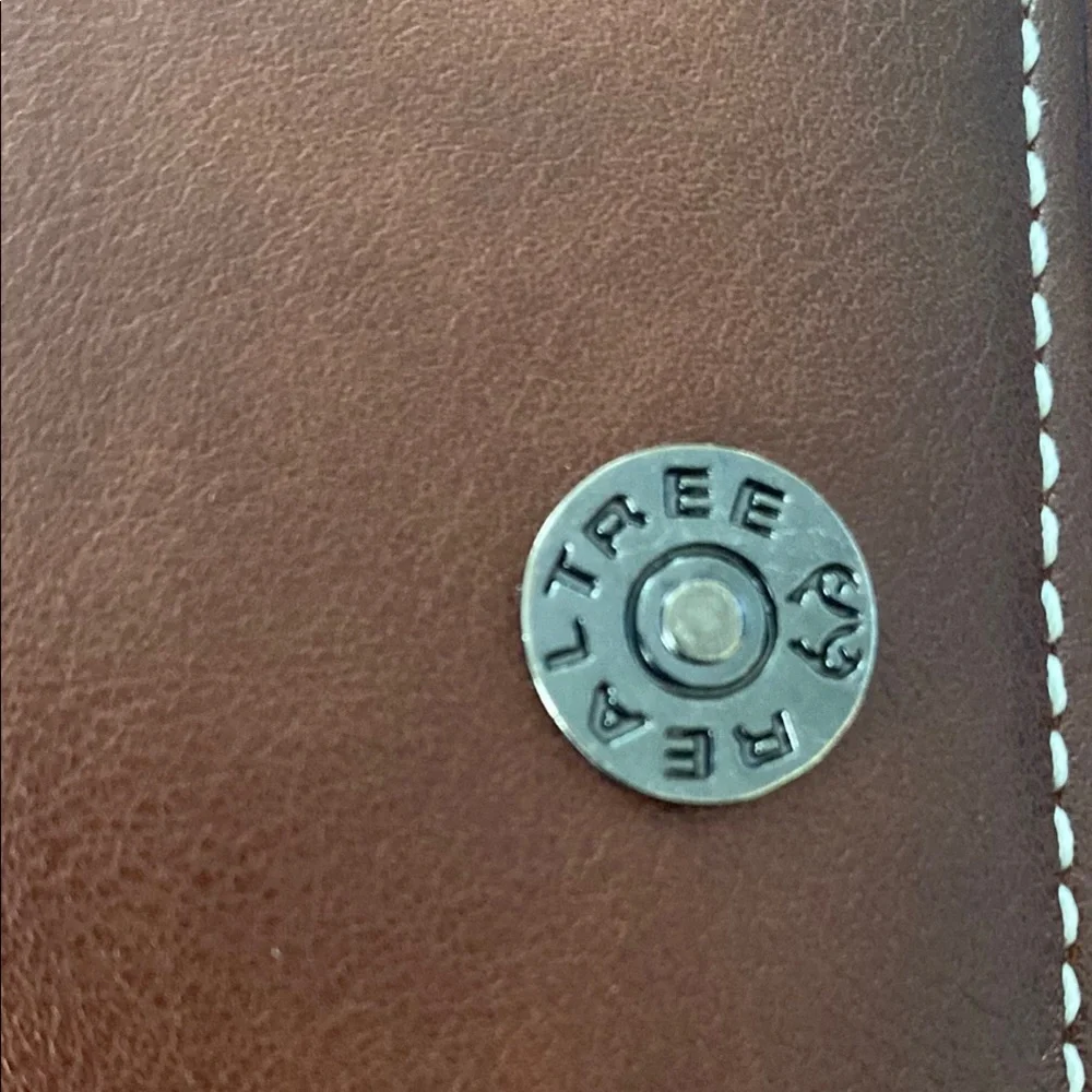 Realtree Brown Leather Key Card Holder